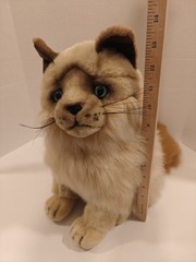 Walmart Himalayan Siamese Kitty Cat Plush 14″ Sitting Large
