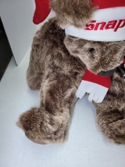 Vintage Douglas Snap-On Tools 25” Christmas Bear Plush Stuffed Animal Toy
