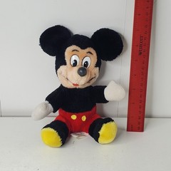 Vintage Mickey Mouse Plush Stuffed Animal Walt Disney World Disneyland Korea