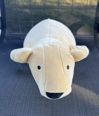 Pillowfort Weighted Plush Lion Baby Cub Beige Cream 14”