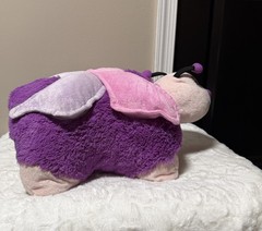Pillow Pets 2010 Fluttery Butterfly Purple Pink 19″x17″ Plush Stuffed Animal Toy
