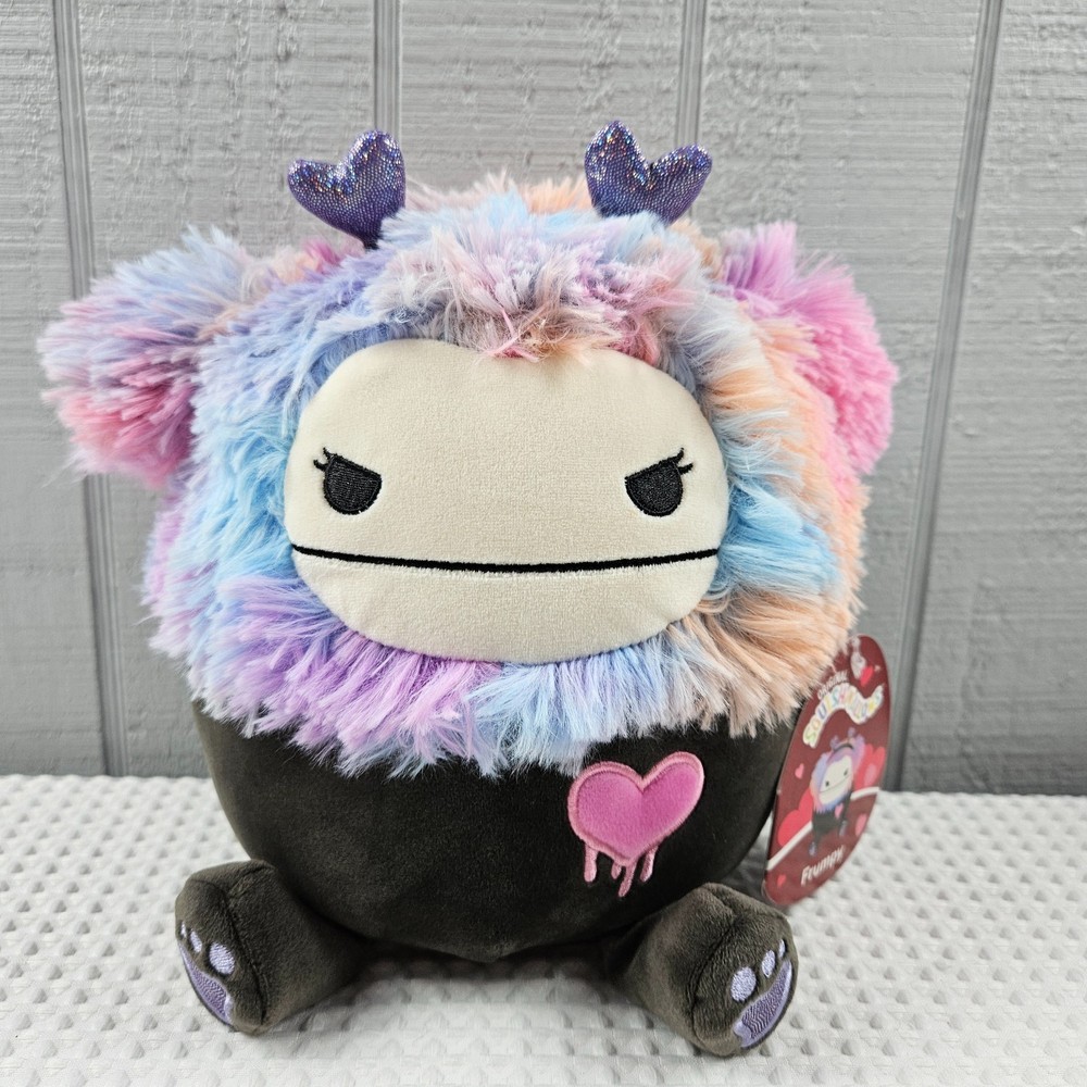 2025 Squishmallow Frumpy the Salty Bigfoot Valentine’s Day Plush 8″ w/ Ear Tag