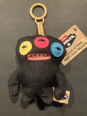 Fuggler Series 6 Keyring Laboratory Misfits Annoyed Alien Bag clip Black
