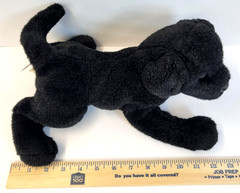Vintage Douglas Black Dog Plush Stuffed Animal Small Soft Toy Cuddle Puppy