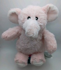 Warmies Jr. Microwavable Weighted Pink Elephant Grains Lavender Filled Reusable