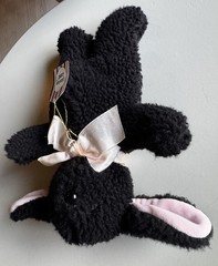 North American Bear Co. Licorice Lamb Black 10” Plush Sheep 1989 Vintage W/ Tags