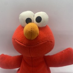 New Vintage 1997 TYCO Sesame Street Beans ELMO 8″ Plush Toy New w/Tags