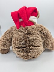 Rare Vintage Douglas Snap-On Tools 25” Christmas Bear Plush Stuffed Animal Toy