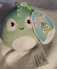 Denton the Chameleon Kellytoy Squishmallow Keychain Clip-On 3.5″ NWT