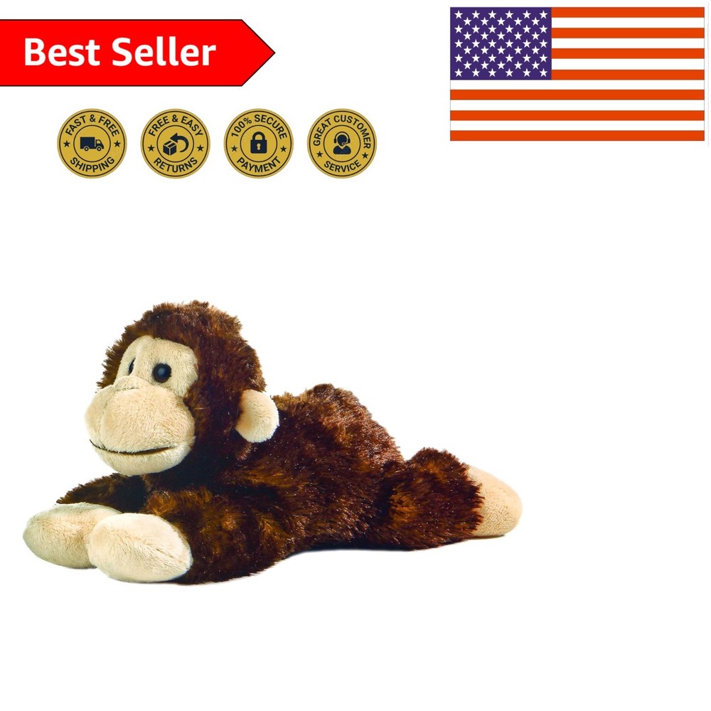 Cheki Chimp Stuffed Animal – Fluffiest 8-Inch Plush Toy for Joyful Adventures
