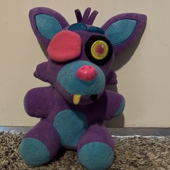 2018 Funko Five Nights At Freddy’s FNAF Blacklight Purple Foxy 8” Plush Doll