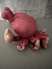 Small Plush Red Crab Stuffed Animal 7” Cute Ocean Sea Creature Toy