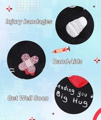 Get Well Soon Cat Plush – Black Cat Stuffed Animals Plushies Black Cat+Love