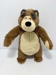 Masha And The Bear Stuffed Animal Plush Embroidered Eyes 10” Standing Brown Bear