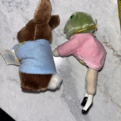 Beatrix Potter Peter Rabbit Jeremy Fisher Clip on Grabber Character Eden Toys