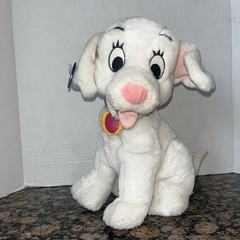 101 102 Dalmatians Oddball 12 IN Tag Stuffed Plush Doll Toy Figure Vtg Dog Girl