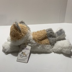 Warmies Cozy Plush Calico Cat Therapy Microwavable Heatable Toy French Lavender