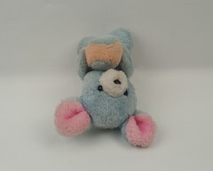 Vintage Target Dayton Hudson Baby Blue Mouse Tennis Ball Stuffed Animal 7″ Plush