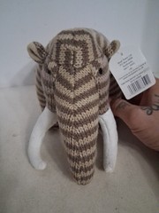 Best Years Knitted Mini Woolly Mammoth Soft Plush Toy BNWT