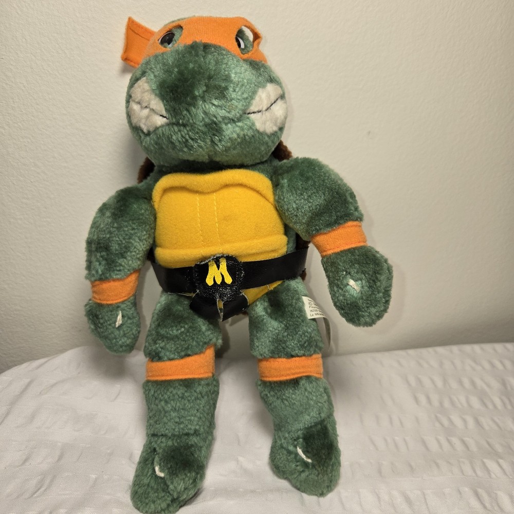 Michelangelo Playmates 1988 Teenage Mutant Ninja Turtles 10” Plush Figure