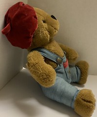 Vintage Fine Toy Co Artistic Teddy Brown Teddy Bear Stuffed Animal Plush 13”
