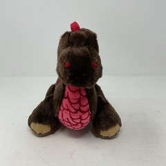 Ganz Webkinz Cocoa Dinosaur HM338 Brown Red Pink Plush Stuffed Animal Toy