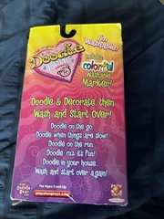 2006 Play Along Doodle Bear Doodle On The Go Clip-On Plush w/ Washable Marker