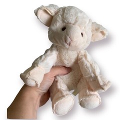 Pier 1 Imports Lamb Sheep Ivory Creamy White Stuffed Animal