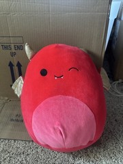 NWT Squishmallows Original 12” Karlie The Devil stuffed animal. Soft material