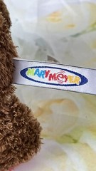 Mary Meyer Plush Reindeer Green Corduroy Antlers Multicolor Toy Stitched Eyes