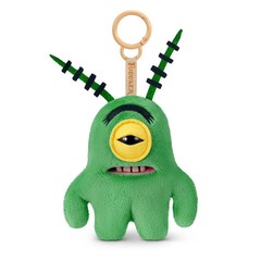 SPONGEBOB SQUAREPANTS 5″ PLANKTON Fuggler Plush Keyring Key Chain NEW READ