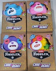 Fuggler Care Bears Complete Set LOT of 4 BRAND NEW RARE 2025 Plush Zuru