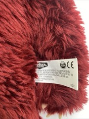 FUGGLER Clawey Funny Ugly Monster Spin Master Plush Red Maroon Toy Teeth 12”