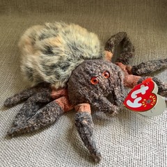 TY Beanie Baby – HAIRY the Spider (6 inch) – Stuffed Animal Toy 8th Gen 2000