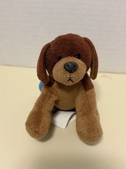 Webkinz Kinz KLIP BROWN DOG Plush Stuffed Animal Keychain