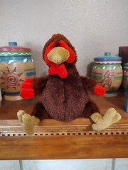 Webkinz Rooster Red/ Brown Chicken Ganz HM346 Plush 8″ Toy