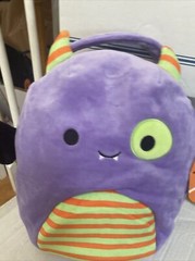 Squishmallows 12” Blaze Purple Monster Halloween Squad Plush Treat Hand Bag Tote