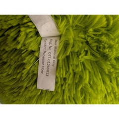Redemption Plus Green Triceratops Round Plush Shaggy Dinosaur Stuffed Animal