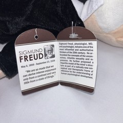 Unemployed Philosophers Guild Little Thinkers Sigmund Freud Plush Doll w/ Tags