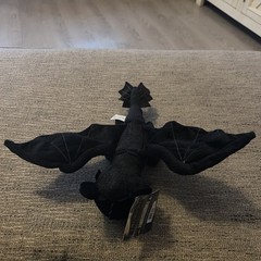 Universal Studio How to Train Your Dragon TOOTHLESS Plush Doll Posable Wings