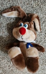 Nesquik Bunny Rabbit Plush 20″ Nestle Quick 1985 Vtg Stuffed Animal With Tags