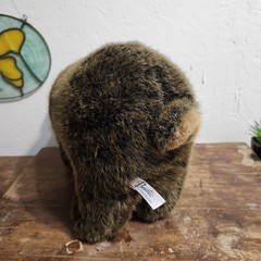 Brown Griffin Aware Bear Plush Presents Hamilton Gifts 1987 Vintage Realistic