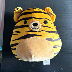 Tiger Beanbag Plush Stuffed Animal, Yellow & Black Stripes, Ages 3-7