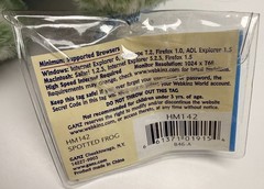 Webkinz Spotted Frog Plush HM142 Sealed Code Retired Ganz NWT Unused