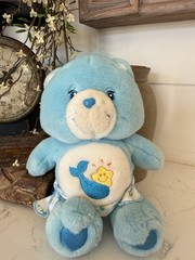 Care Bears Bedtime Bear Plush 11” vintage stuffed animal plush 2002 TCFC Inc