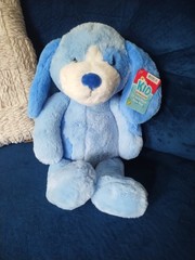 Kid Connection Plush Puppy Dog Blue And White Floppy Stuffed Animal Walmart 17″