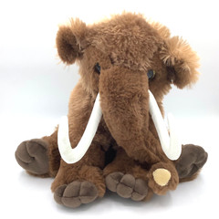 Wollie the Woolly Mammoth The Bear Factory 2021 Plush Stuffed Animal 10″ Sitting