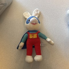 Baby First TV Superhero Harry the Bunny Plush Rabbit Stuffed Animal Super Hero