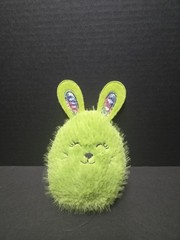 Way To Celebrate Small Oval Bunny Plush ( Green)
