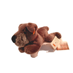 VTG NOS Steiff Schnauzer Puppy Plush Toy American Kennel Club Button in Ear Tags